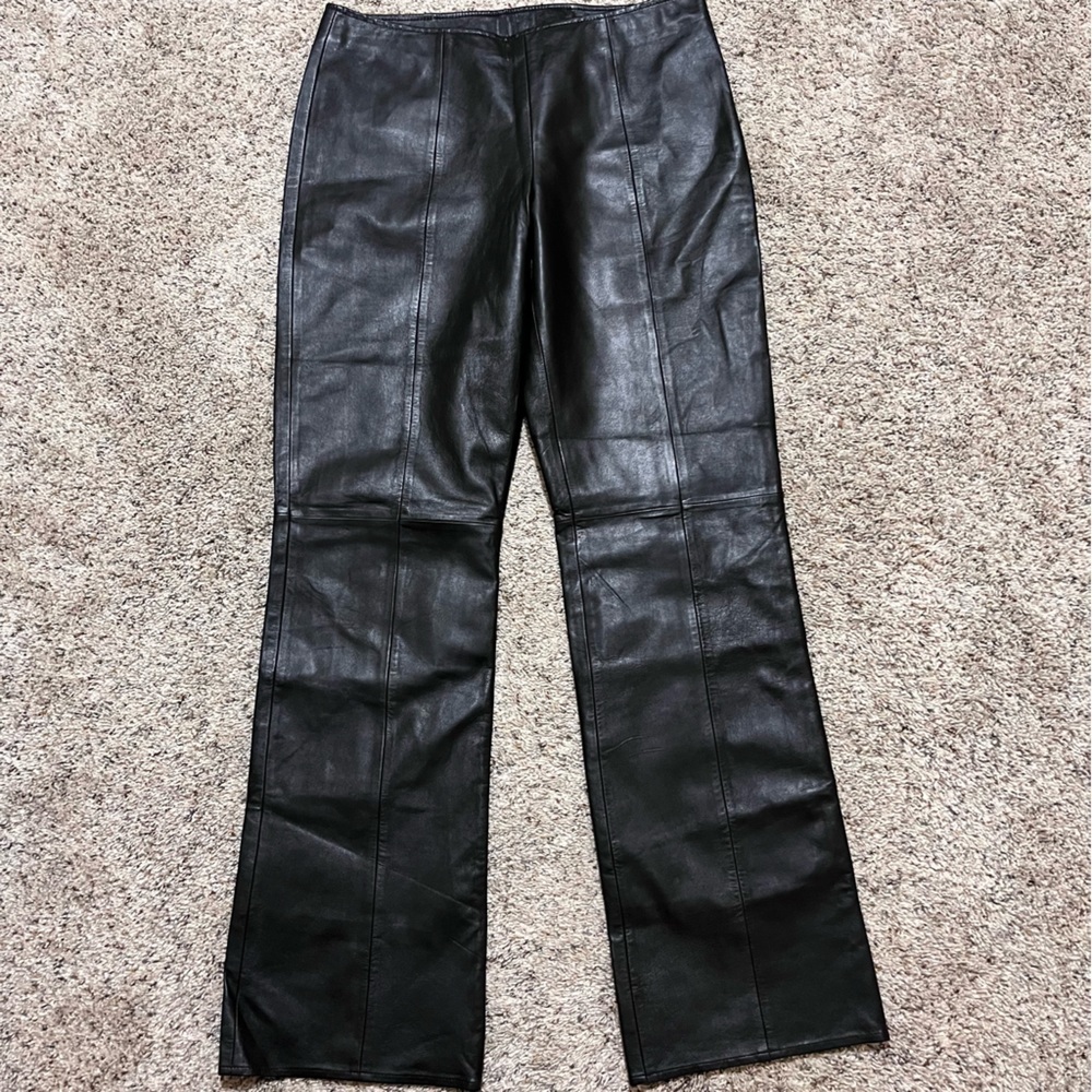 Black Leather Pants Size 10   Victoria’s Secret VS2